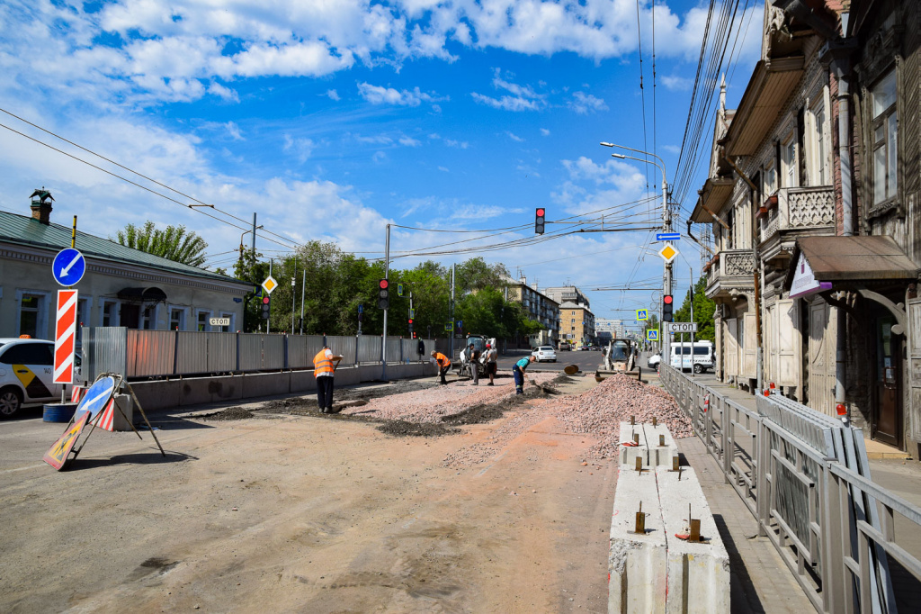 Вечером 18 июня в Красноярске полностью откроют проезд по улице Ленина после работ СГК на теплосетях