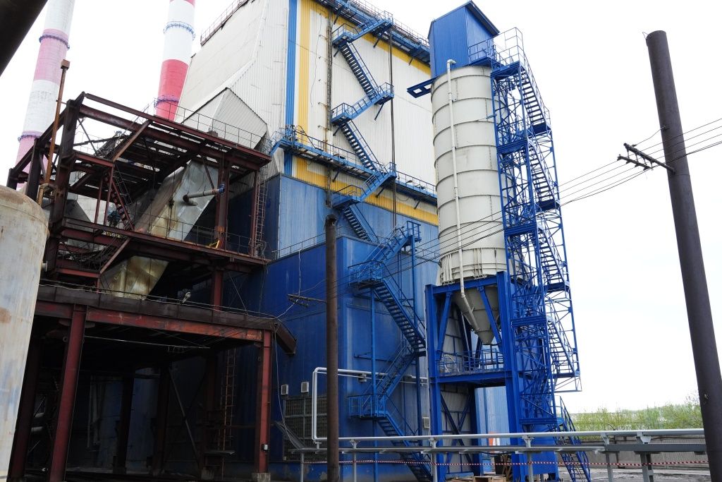 Установка по сбору-отгрузке золы-уноса на Кемеровской ГРЭС
