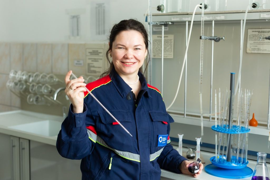 Ольга и дома, и на работе всегда с улыбкой