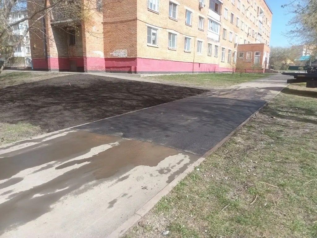 Выполненное благоустройство на ул. Спортивная, 34 а