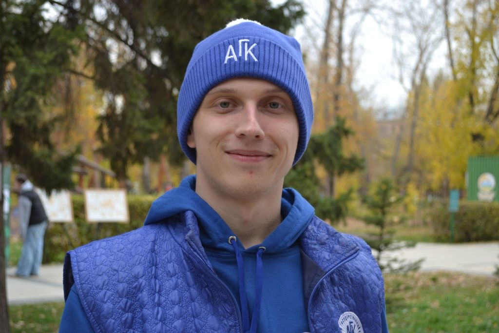 Студент Алтайского государственного колледжа Ефим Суя