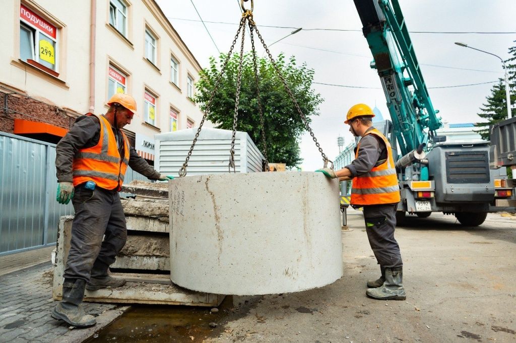 Работы на теплосетях в Красноярске