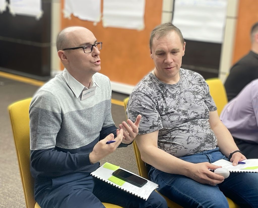 В ходе диалога участники могли делиться своим опытом и наблюдениями, помогающими раскрыть основное содержание темы тренинга