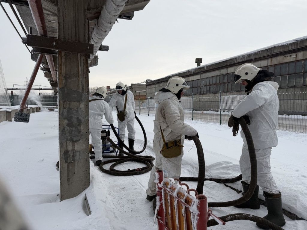 Разворачивание откачивающего оборудования 