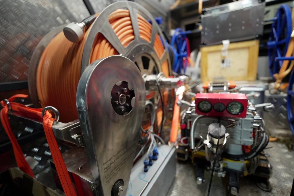 За 12 часов робот способен продиагностировать состояние трубы протяженностью 200 метров 