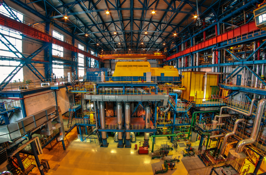 Абаканская ТЭЦ. Турбинный цех