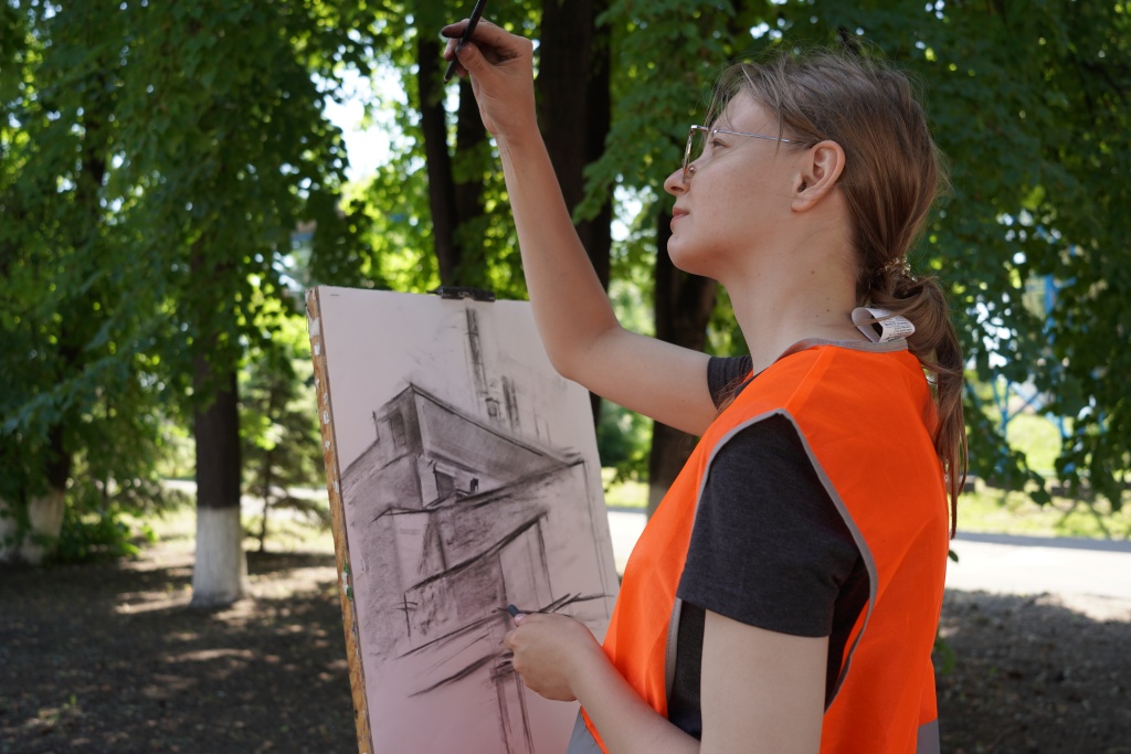 Когда карандаш вместо линейки, чтобы определить пропорции 