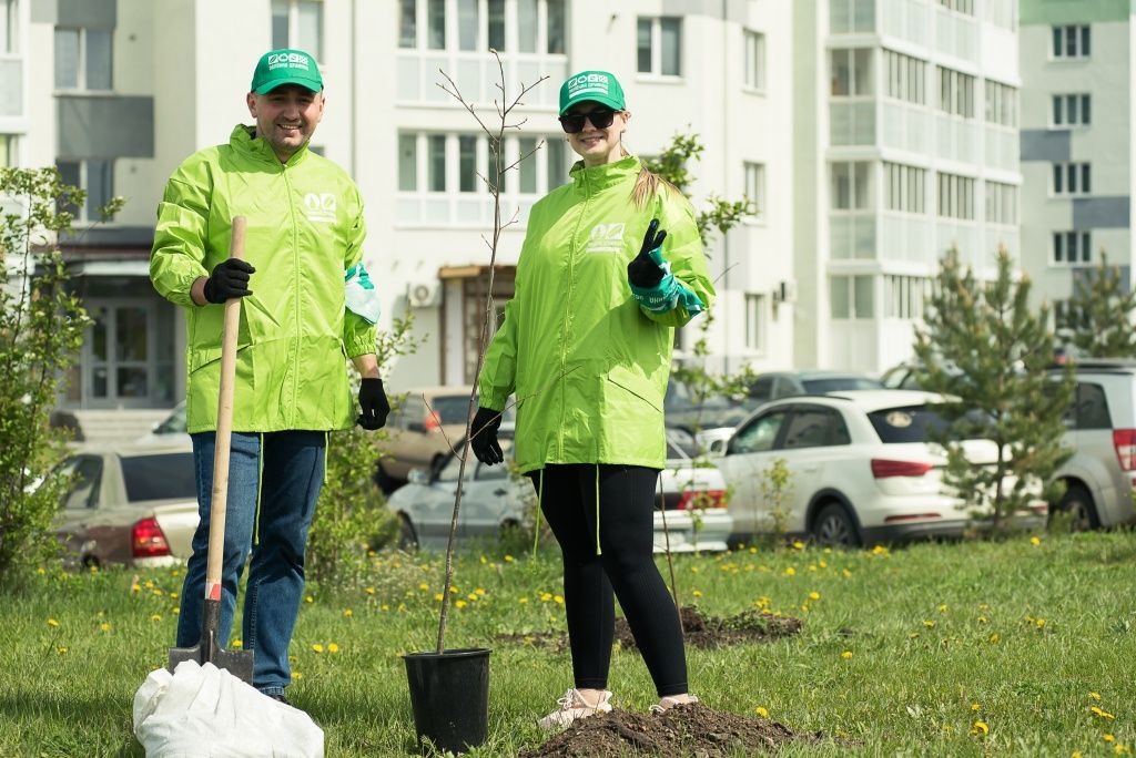 Высадка деревьев заряжает энергией и дарит отличное настроение. Проверено! 