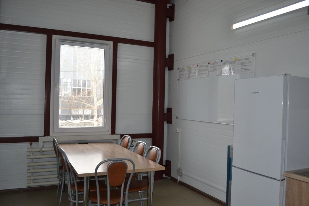 Вот так теперь выглядит отремонтированное помещение для приема пищи