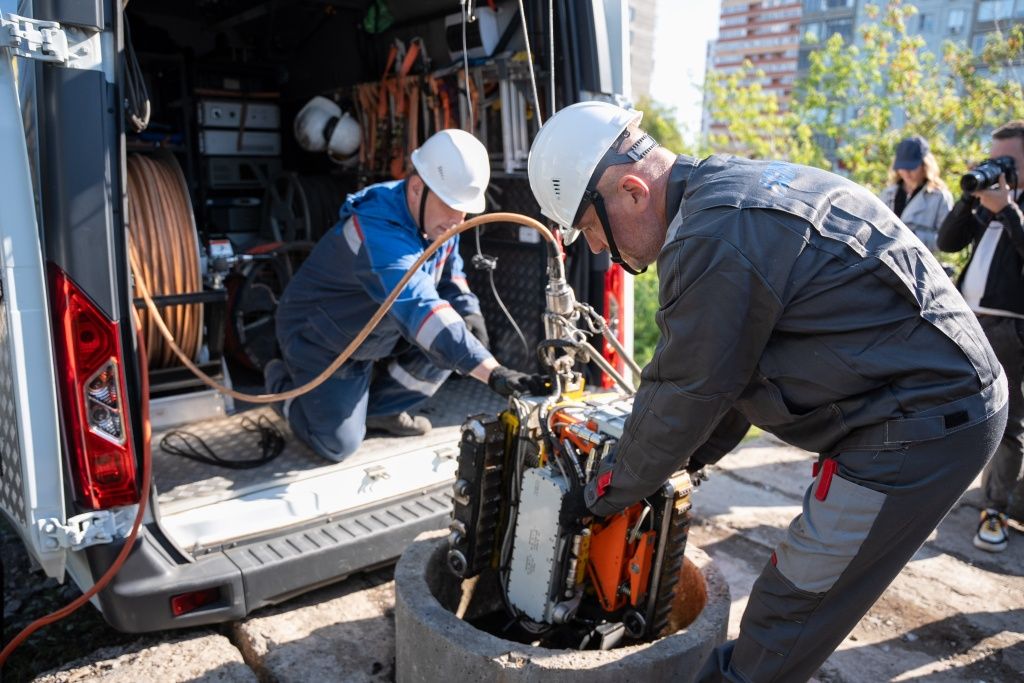 Робот для внутритрубной диагностики