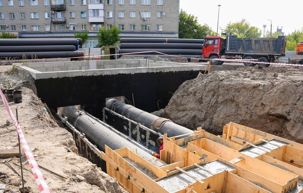 Замена теплосетей в Новосибирске: работы на ул. Республиканской летом 2025 года