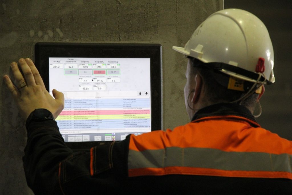 Проверка шкафа электро-гидравлической системы регулирования (ЭГСР) пятого энергоблока