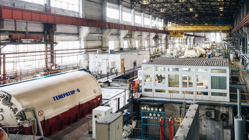 Турбинный цех Бийской ТЭЦ
