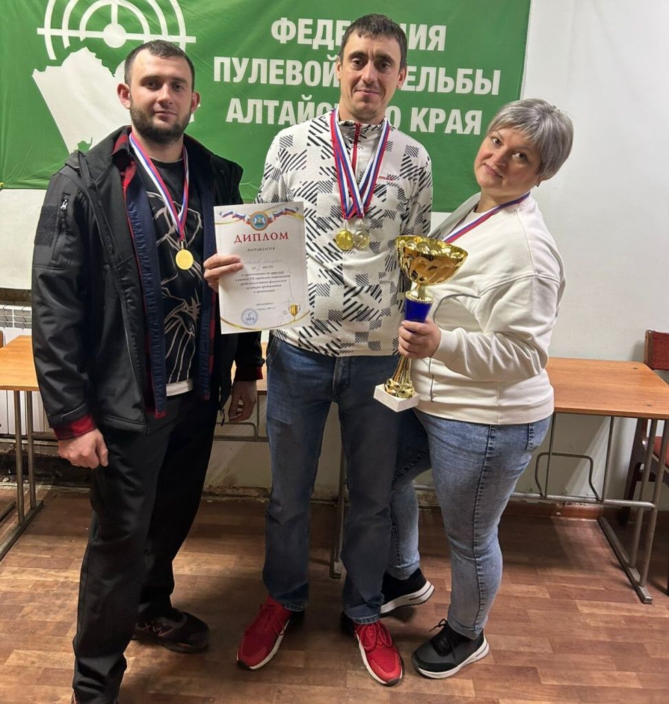 Первое место наши спортсмены заняли и в соревнованиях по стрельбе
