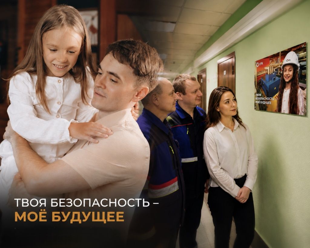 Участники фотопроекта &mdash; Ульяна Иванченко и ее папа, Андрей Иванченко, начальник смены цеха оборудования ГТУ Новокузнецкой ГТЭС 