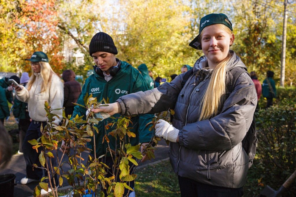 Команда лицеистов работала быстро и с хорошим настроением
