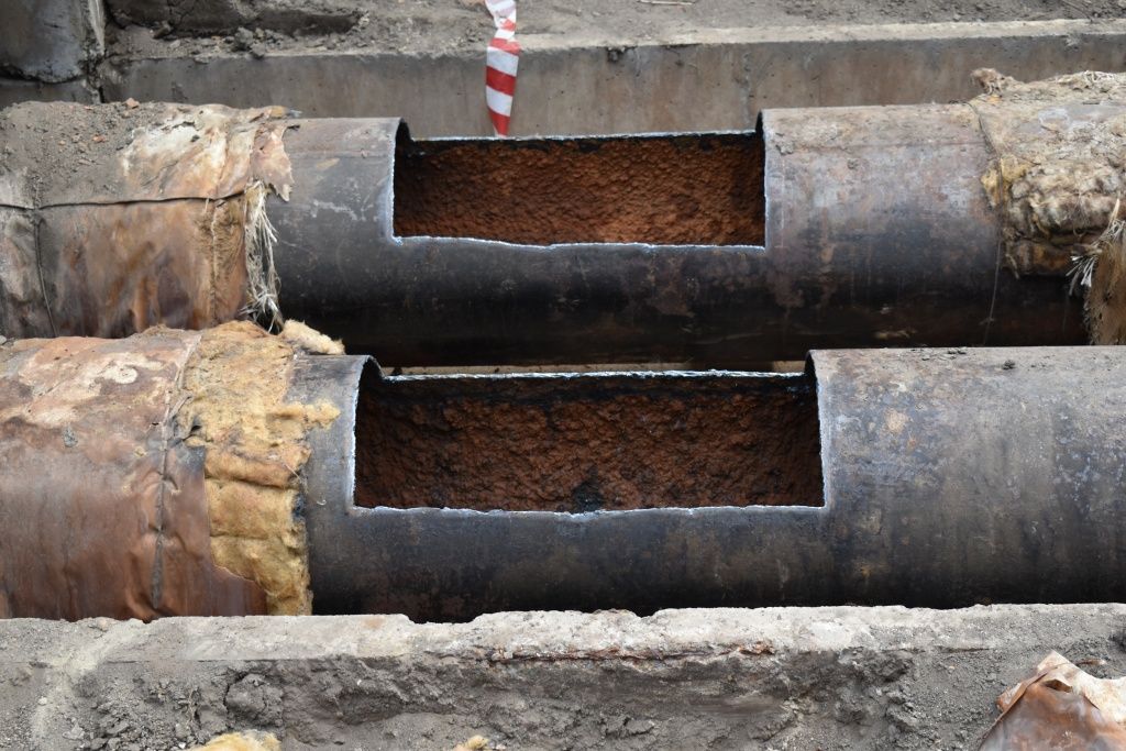 Диагностические окна на трубопроводах для проведения ВТД