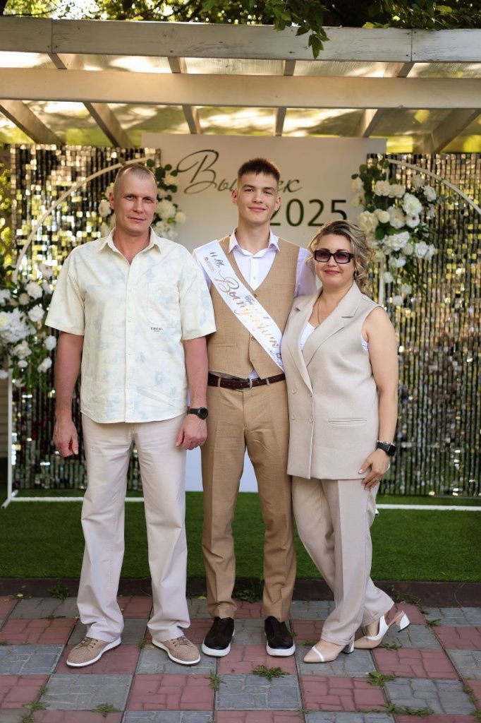 Надежда Грабашова с супругом и старшим сыном