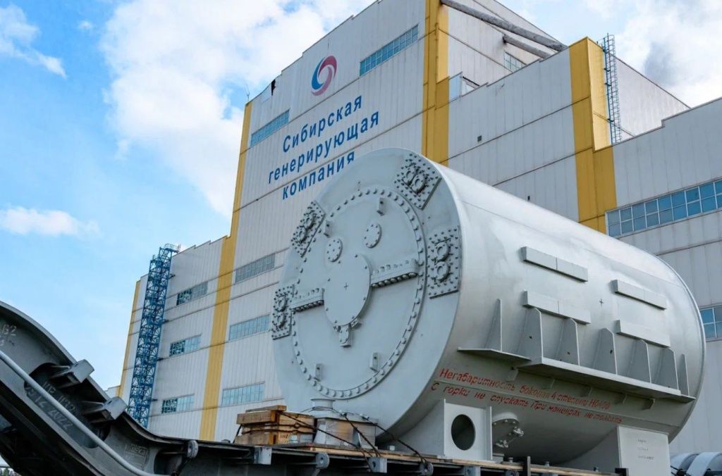 Статор для новой турбины Абаканской ТЭЦ
