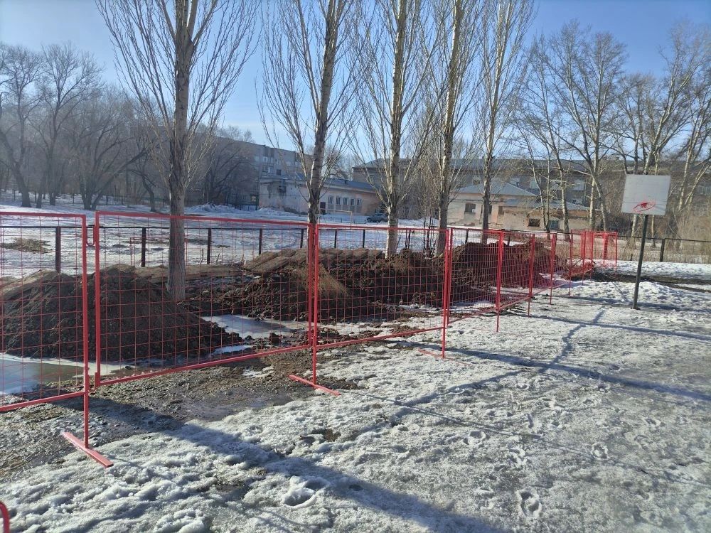 Ремонт теплосетей на ул. Ипподромской 