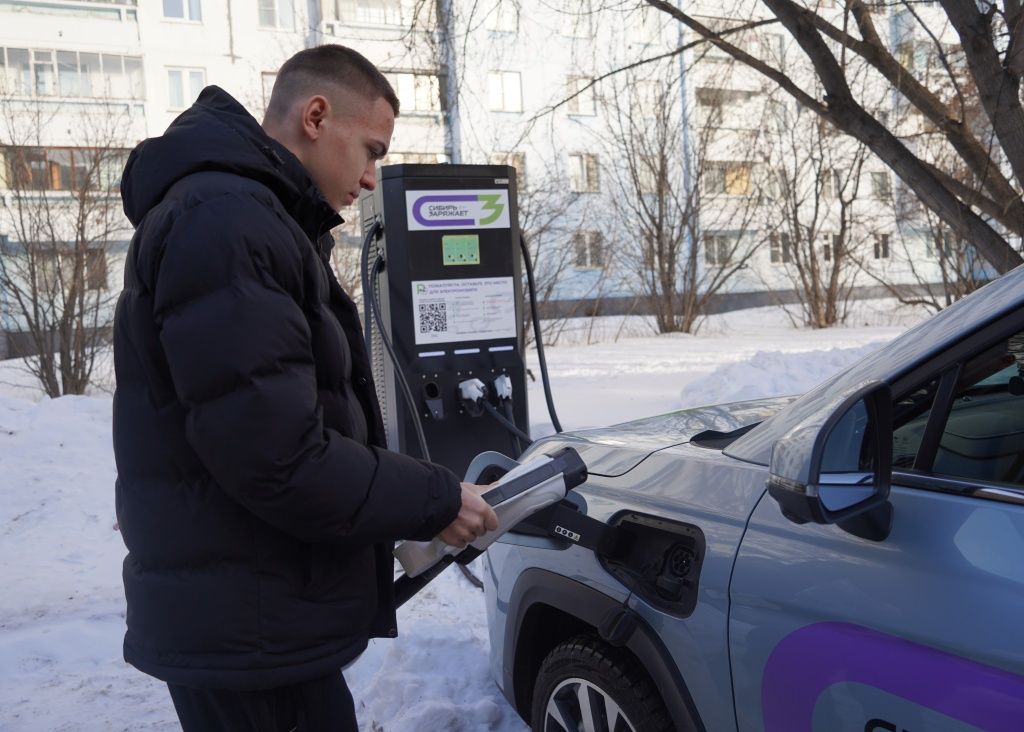 Три типа разъемов &mdash; для разных электромобилей