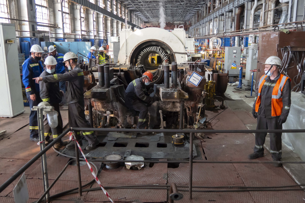 Новосибирская ТЭЦ-4 завершает ремонт турбины