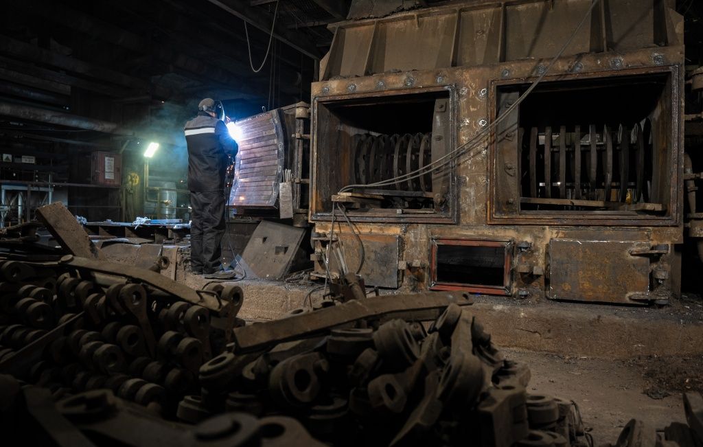 Ремонт топливных мельниц на котле энергоблока