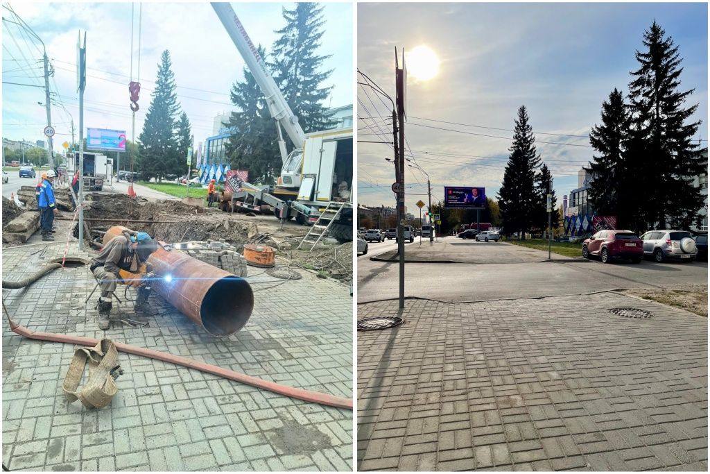 До и после объекта на пр. Ленина, 147