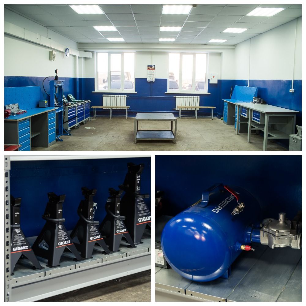 Помещение слесарного участка после капитального ремонта