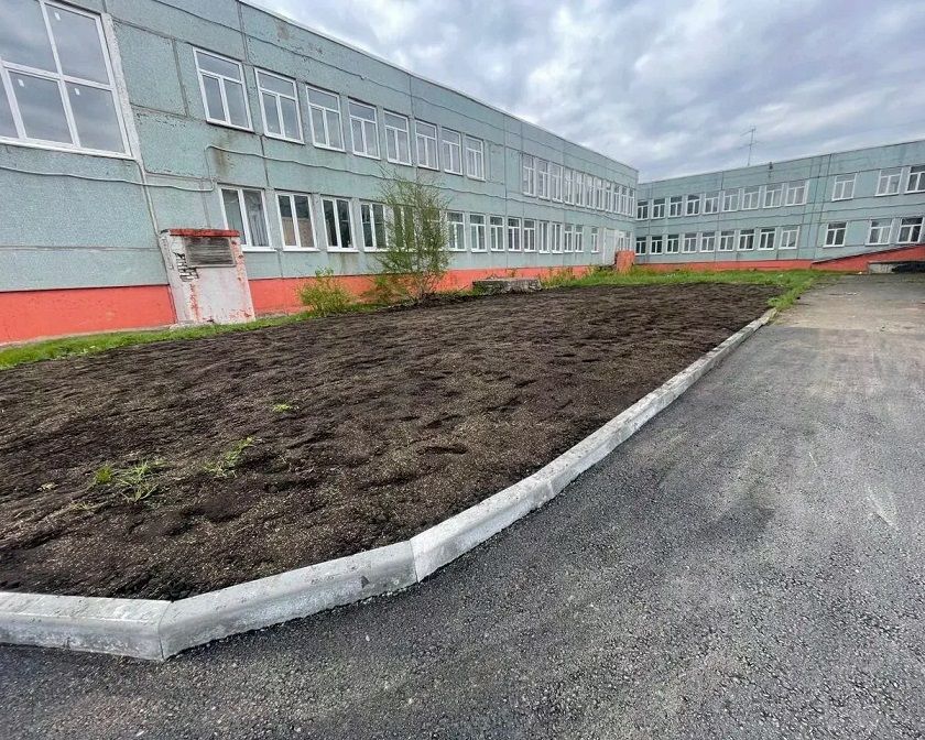 Благоустройство на территории детского дома &laquo;Доверие&raquo;