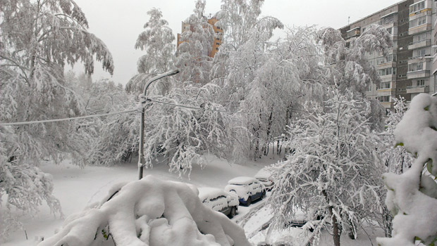 Этой зимой Красноярск испытал самые обильные за несколько лет снегопады