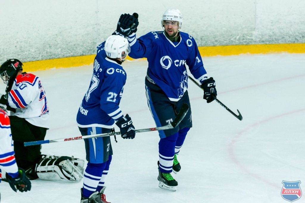 На одном из матчей ЛЛХН