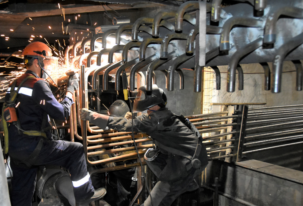 В ходе ремонта в 2023 году на Рефтинской ГРЭС проведена замена 2500 тонн металла