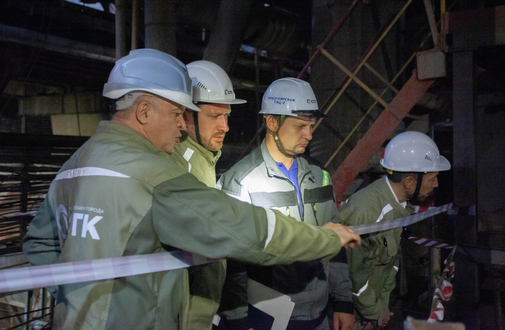 Исполнительный директор СГК Павел Барило проверил, как продвигается ремонт котлоагрегата №1