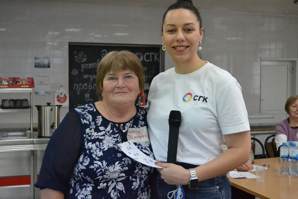 Ещё одним победителем музыкального лото стала ветеран Барнаульской ТЭЦ-2 Галина Тимофеевна Смолякова