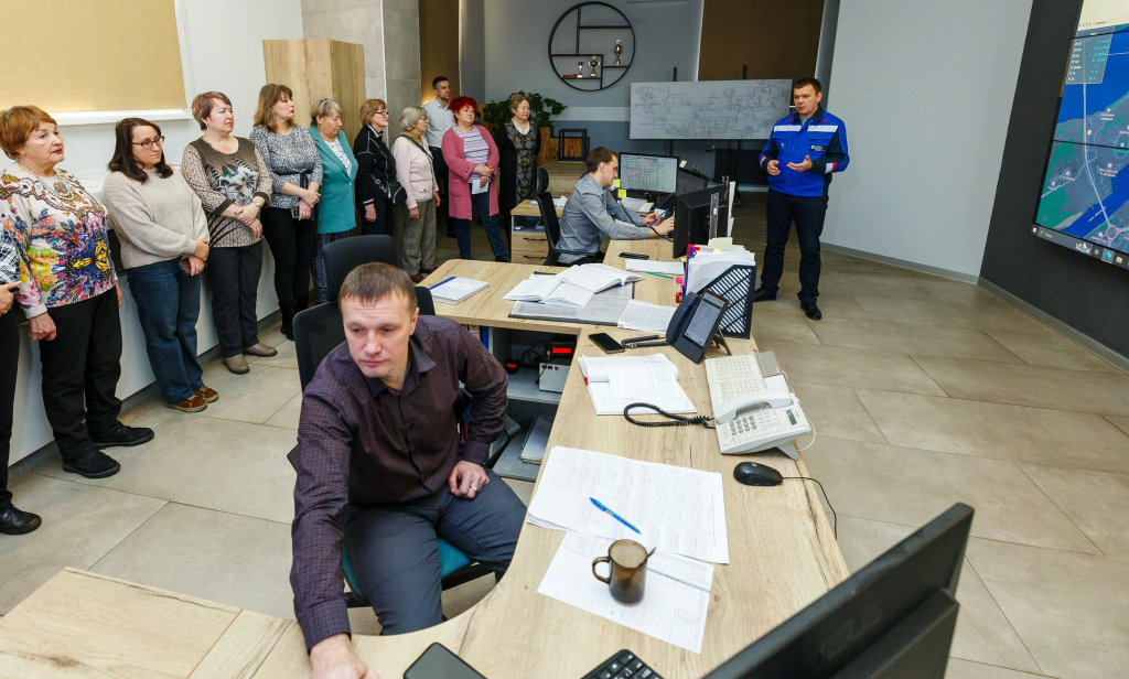 Оперативно-диспетчерский пункт Красноярской теплосети