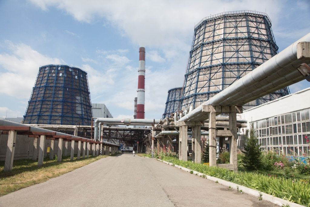 На Ново-Кемеровской ТЭЦ &mdash; три градирни