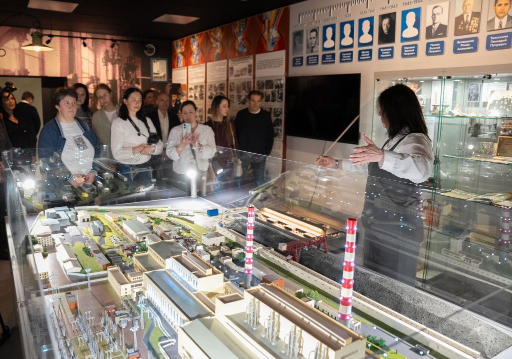 Первые гости обновленного музея Новосибирской ТЭЦ-2