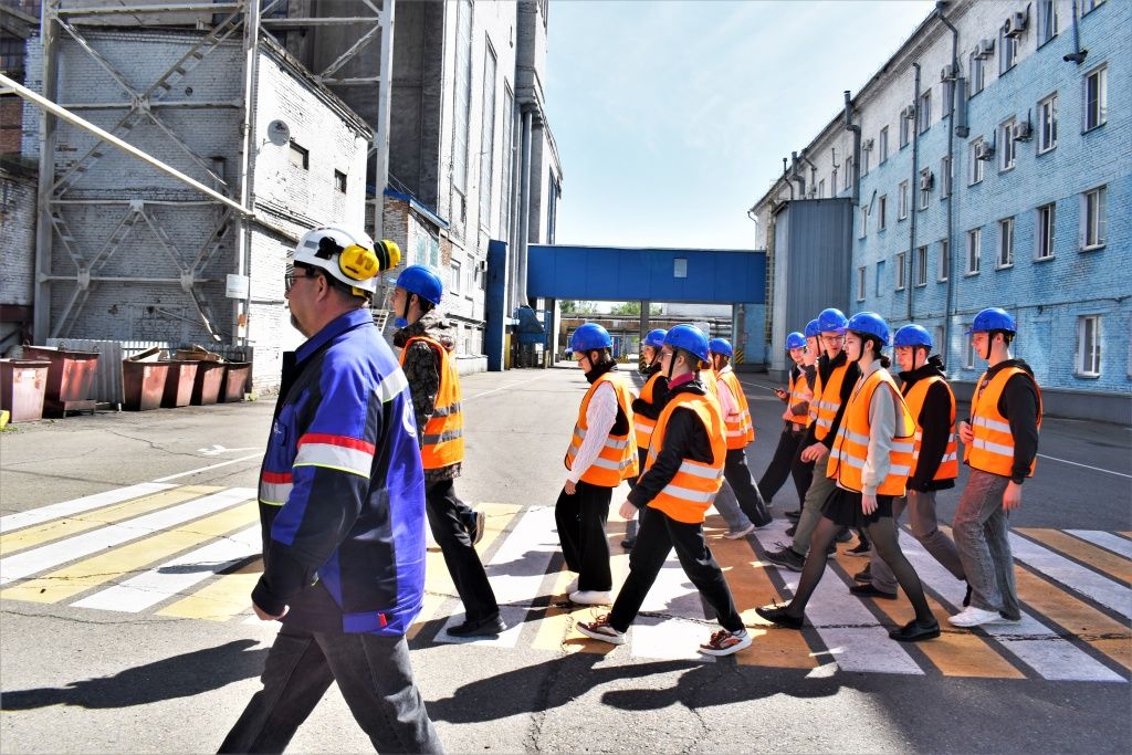 На пути к производственным подразделениям Бийской ТЭЦ