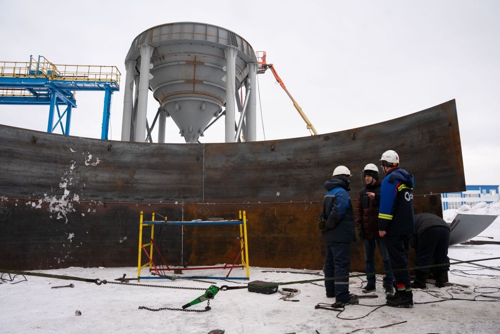 Емкость конструкции составит 1000 кубических метров. Для сравнения: объем силоса на Новосибирской ТЭЦ-3 &mdash; 105 кубических метров