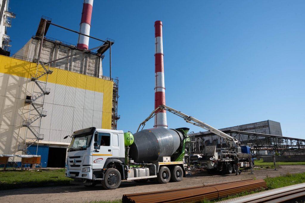 Бетон для фундамента произведен с содержанием золы-уноса 