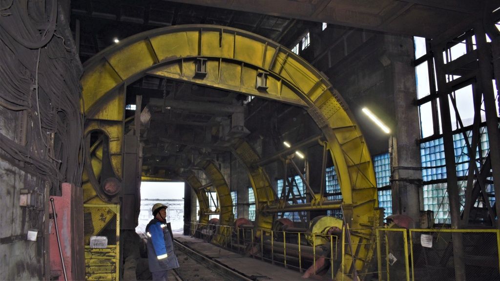 Вагоноопрокидыватель Бийской ТЭЦ оснащён мощными светильниками