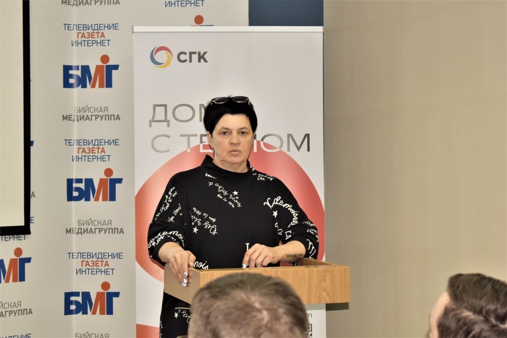 Начальник Управления ЖКХ, благоустройства и дорожного хозяйства администрации Бийска Ольга Петрова 