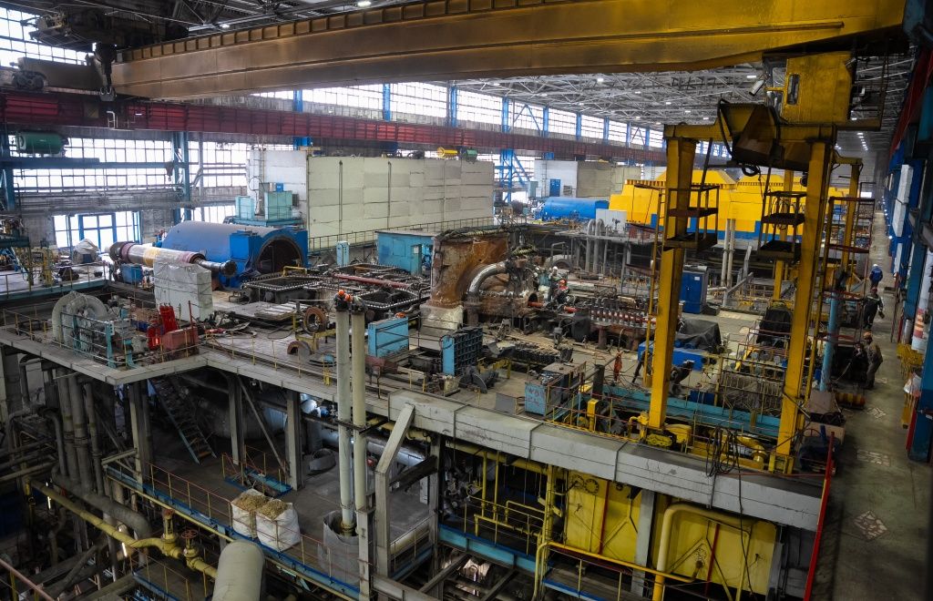 Ремонт турбины энергоблока №4