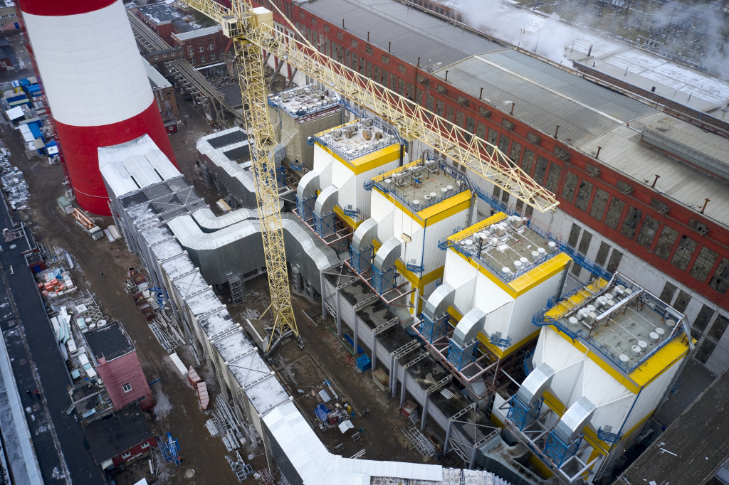 Два электрофильтра уже в работе, еще три будут введены в эксплуатацию на ТЭЦ-1 в Красноярске до конца 2021 года