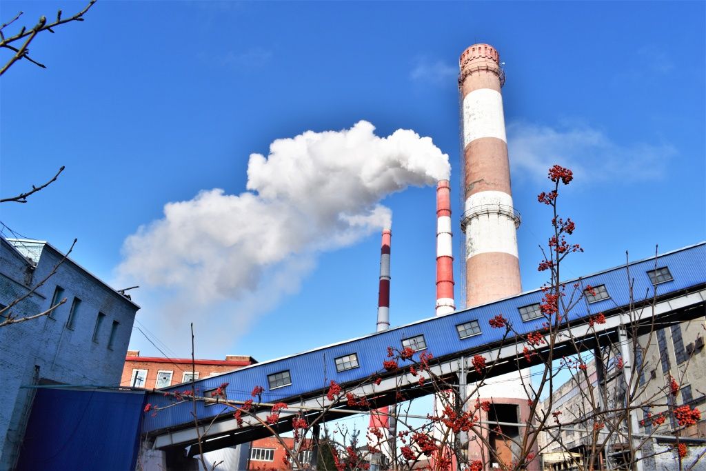 В 2024 году на Бийской ТЭЦ стало на одну дымовую трубу меньше