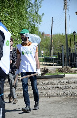 Экомарафон Зеленой дружины и Сибирской генерирующей компании в Красноярске