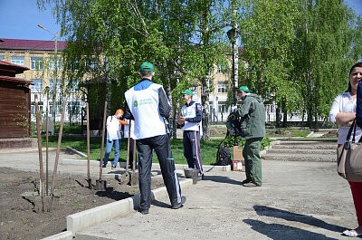 Экомарафон Зеленой дружины и Сибирской генерирующей компании в Красноярске
