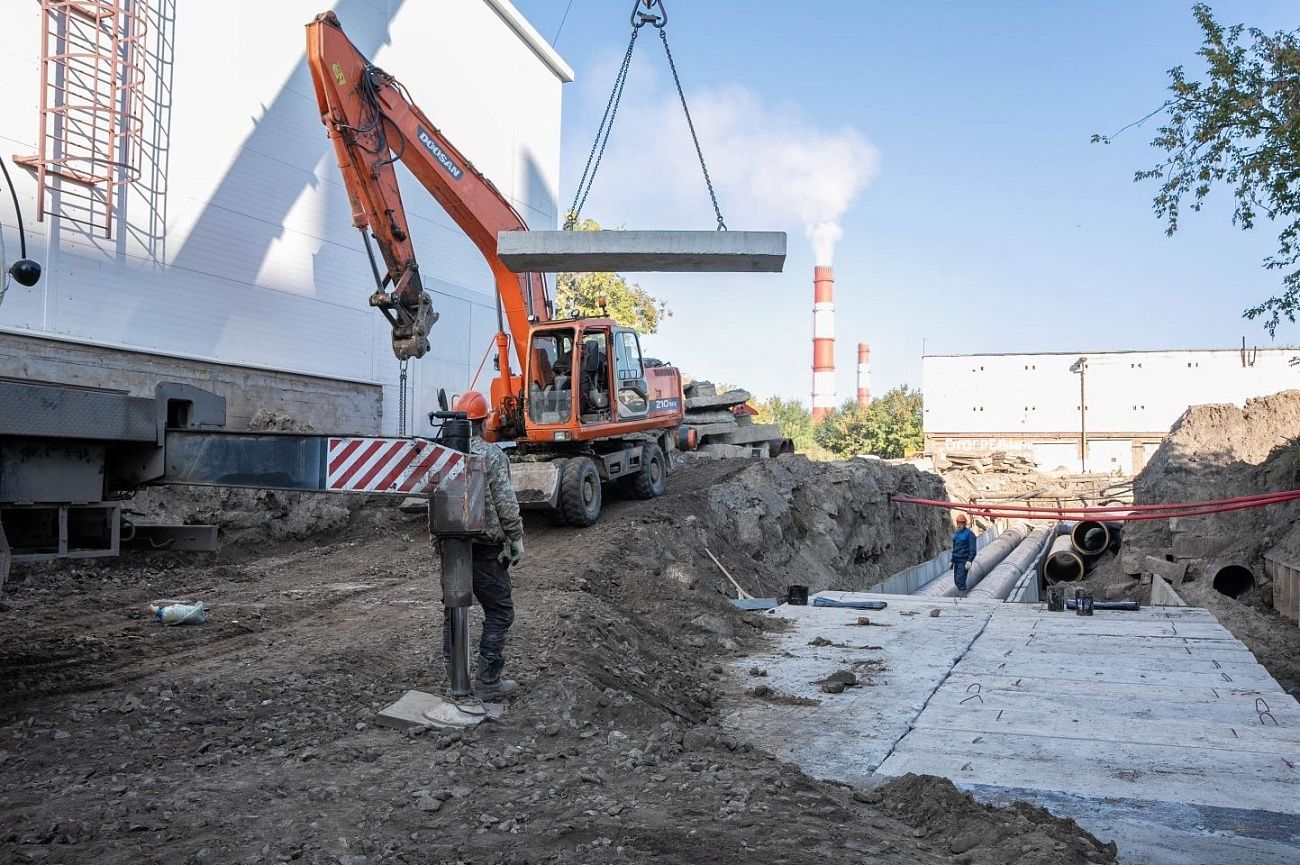 В Новосибирске на 30 участках завершаются работы по замене теплосетей