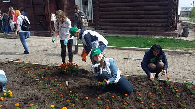 Экомарафон Зеленой дружины и Сибирской генерирующей компании в Красноярске